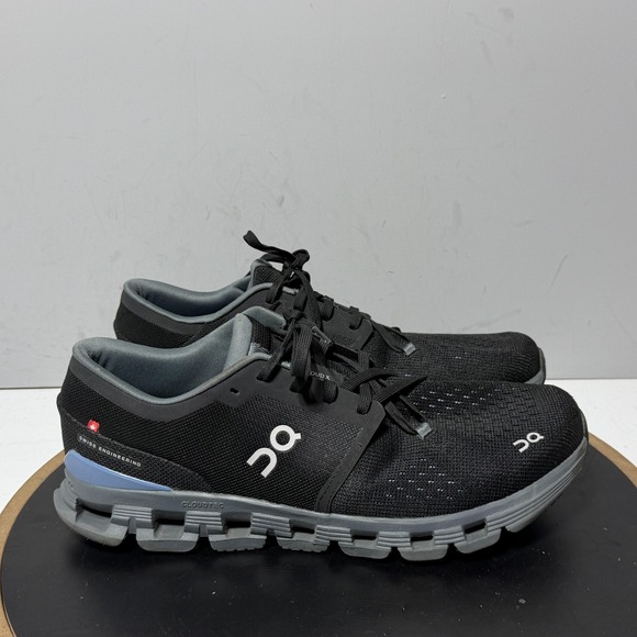 On Other - On Cloud X Shoes Mens Size 11 Black Mesh Running Cushioned Sneakers Athletic